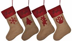 Huan Xun Customized Name Personalized Christmas Stockings Zaylee Best Gifts Bags Fireplace Decor For Home Familys
