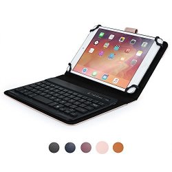 Alcatel Hero 8 Pixi 8 8 3G Pop 8 8S Keyboard Case Cooper Backlight Executive 2-IN-1 Backlit LED Bluetooth Wireless Keyboard Leather Travel Cover
