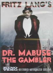 Dr. Mabuse The Gambler - Region 1 Import DVD