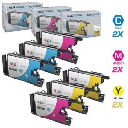 LD Products Ld Compatible Ink Cartridge Replacement For Brother LC75 High Yield 2 Cyan 2 Magenta 2 Yellow 6-PACK