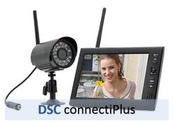 Wireless 2.4ghz Camera & 4-ch Dvr 7 Inch Tft Digital Led Display Video Output Sd Card Recording