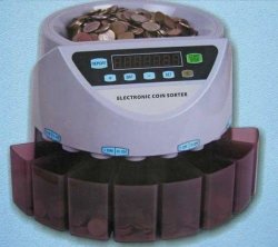 Electronic Coin Sorter And Counter
