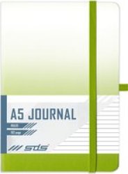 1520 A5 Gradient Journal - Ruled 192 Page Lime