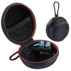 Haweel Portable Eva Storage Bag Box With Carabiner For Headphone Earphone