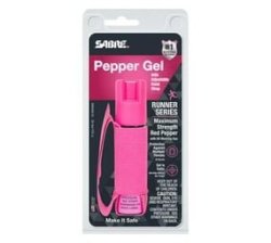Runner Gel Pepper Spray With Adjustable Reflective Hand Strap - Pink - 19ML