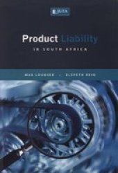 Product Liability In South Africa Paperback