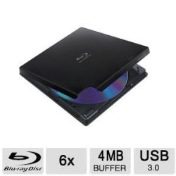 Pioneer BDR-XD05B 6X Slim Portable USB 3.0 Blu-ray Burner Black - Supports Bdxl bd dvd cd - Bonus Cyberlink Media Suite 10 Windows Software