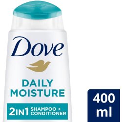 Dove 2IN1 Shampoo And Conditioner Daily Hair Moisture For Dry Hair 400ML
