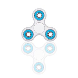 Hands Giggle Fidget Spinner Toy Stress Reducer - Prestige Worldwide Exclusive Seller - Perfect For Add Adhd Anxiety And Autism Adult Children White Regular