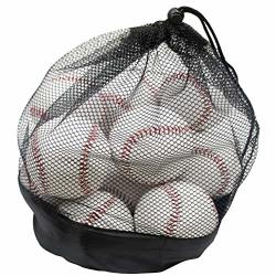 Tebery 12 Pack Standard Size Youth adult Baseballs Unmarked & Leather Covered Suit For Elders Professional Players