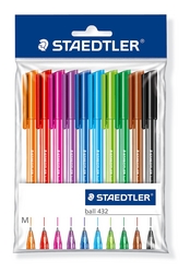 Staedtler Ballpoint Pens - Medium Assorted 10 Pack