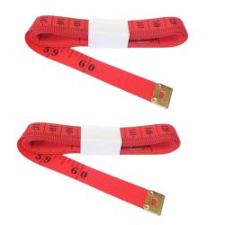 - Haberdashery Measuring Tape - 150 Cm Bulk Of 12 - Red