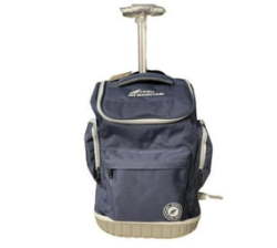Camel Mountain - 19 Inch School Trolley Bag rolling Backpack - Blue