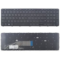 New Us Black Keyboard No-backlit With Frame For Hp Probook 450 G4 455 G4 450 G3 455 G3 470 G3 Laptop English Keyboard