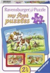 My First Puzzles: My Animal Friends 3 X 6 Pieces