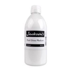 Jacksons - Acrylic Fluid Gloss Medium - 500ML