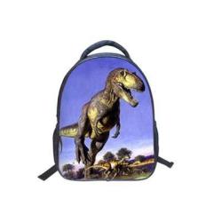 Kids Dinosaur Printed Backpack - Green