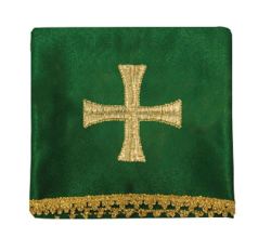 Chalice Veil Set Of 4 Includes All The Liturgical Colours - Simple Gold Cross