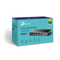 TP-link 6-PORT Desktop Switch With 4-PORT Poe+