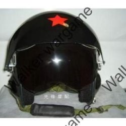Replica Chinese Airforce Jet Pilot Helmet -- Black Rsa Seller