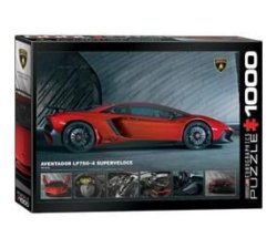 Lamborghini Aventador LP750-4 Superveloce 1000 Piece Puzzle Box Set