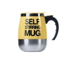 Self Stirring Mug - Perfect For People On The Move - Yellow