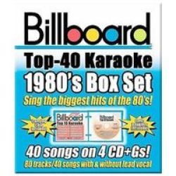 Billboard 1980& 39 S Top 40 Karaoke Box S Cd 2008 Cd