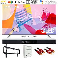 Samsung QN50Q60TA 50 Q60T Qled 4K Uhd Smart Tv 2020 With Deco Gear Soundbar Bundle