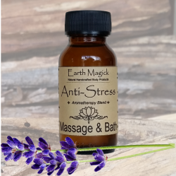 Anti-stress Massage And Bath Oil - Earth Magick 50ML