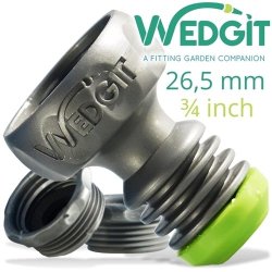 Wedgit Wedgit Tap Connector 26.5MM 3 4' C w 2 X Adaptors WED00008