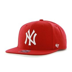 '47 Forty Seven Brand Mlb New York Yankees Sure Shot Snapback Cap Red Captain