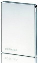 Toshiba Store Steel 1.8 Inch 160GB USB External Hard Drive - Silver