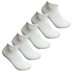 Girsl White Cotton School Sport Socks