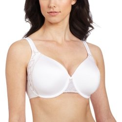 Bali Women's One Smooth U Bra With Lace Side Support White soft Taupe 40D