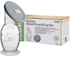 GEN.2 Silicone Breast Pump 100ML With Suction Base &cap Set