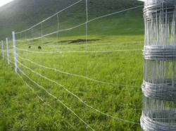 Galvanised Field Fence 1.8m Height X 100m 11 Blocks Length Eco