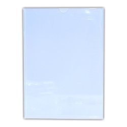 Perspex Pocket Clear white Backing A4