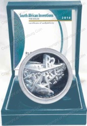 2016 Sa Silver R2 Proof South African Inventions - Dolos Mintage Limited To 1000