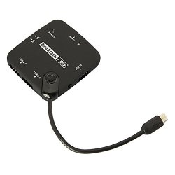 Anya High Speed Otg Micro USB Adapter Hub 7 In 1 Card Reader For Samsung Galaxy Tab 3 10.1 GT-P5200 GT-P5210 GT-P5220