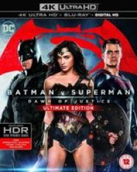 Batman V Superman - Dawn Of Justice Ultimate Edition 4K Ultra HD Blu-ray Disc