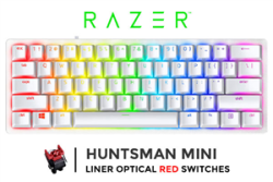 Razer Huntsman MINI Gaming Keyboard Red Switches Mercury