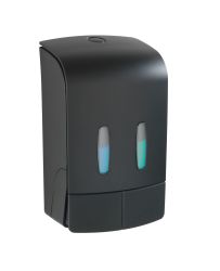 Wenko Tartas 2-CHAMBER Disinfectant soap Dispenser Black