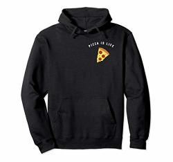 Pizza Is Life - Cute & Funny Pizza Pullover Hoodie Pullover Hoodie