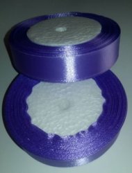 Dark Purple Satin Ribbon- 20mm 23m Per Roll