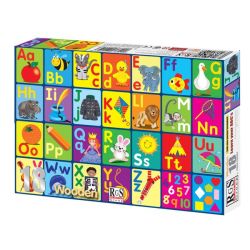 Learn Your Abc 18 Piece Wooden Puzzle