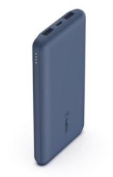 Belkin Boostcharge 10000MAH 3-PORT Power Bank With Usb-a To Usb-c Cable - Blue