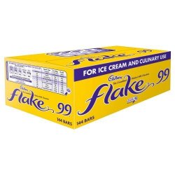 Cadbury Flake 99 For Ice Cream And Culinary Use. 1 Box Of 144 Bars.