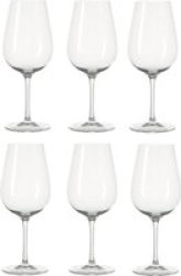 White Wine Glass: Durable Teqton Glass Tivoli 450ML - Set Of 6