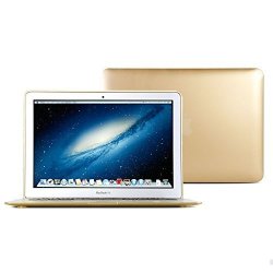 Macbook Air 11 Case Gmyle Hard Case Metallic Color For Macbook Air 11 Inch - Metallic Champagne Gold Polycarbonate Cover