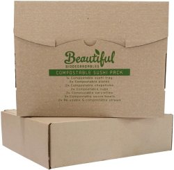 Beautiful Biodegradables The Sushi Pack